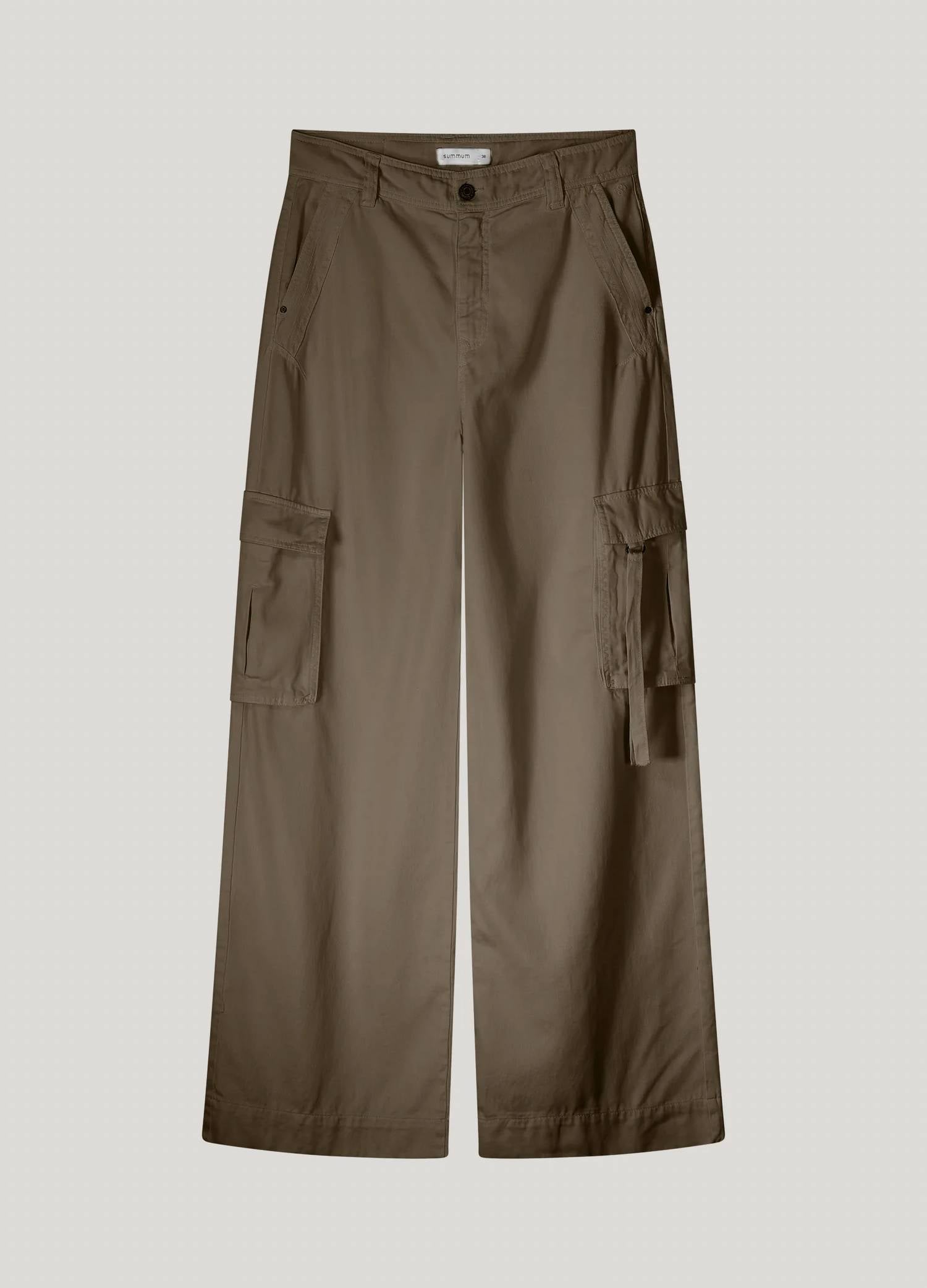 Summum - Cargo Wide Leg Calvary Pants