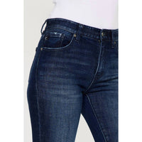 Kancan - Skinny Leg Cuffed Jeans