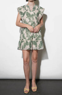 Greylin - Women's Briar Tiered Embroidered Shift Mini Dress