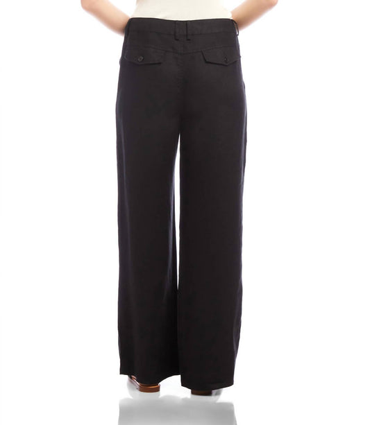 Karen Kane - Linen Wide-Leg Trousers