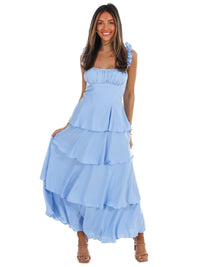 One & Only - Flutter Away Ruffle Tiered Dress
