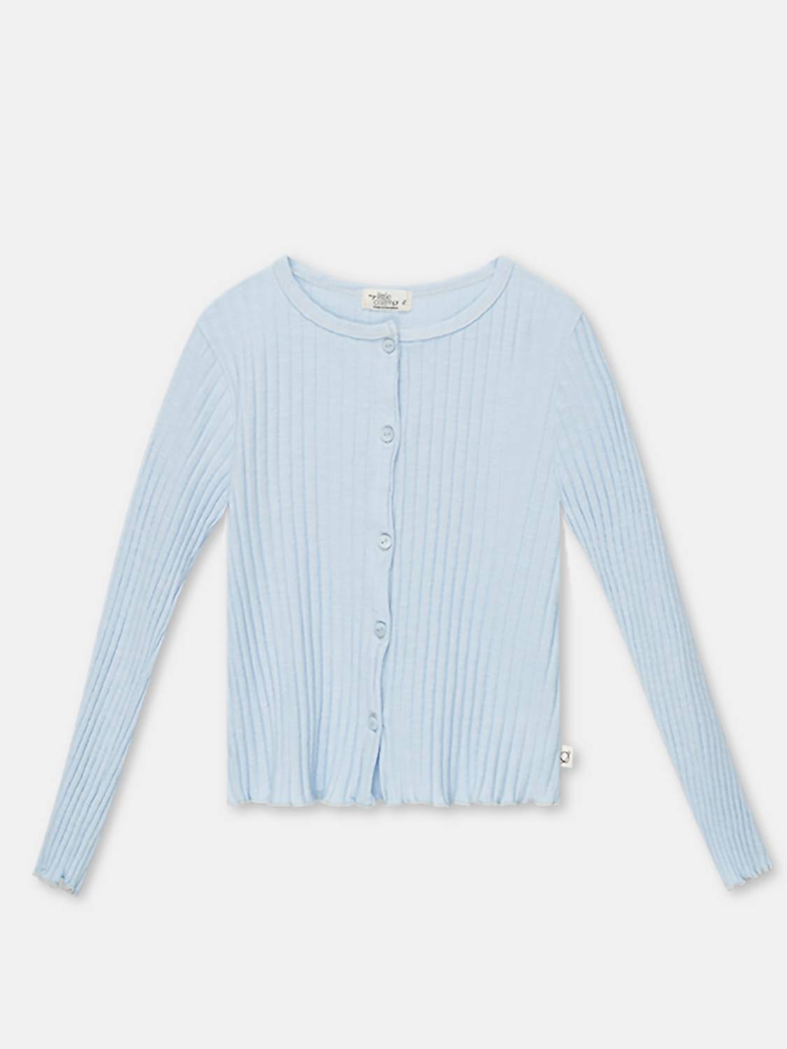 Kids Ribbed Slub Cardigan