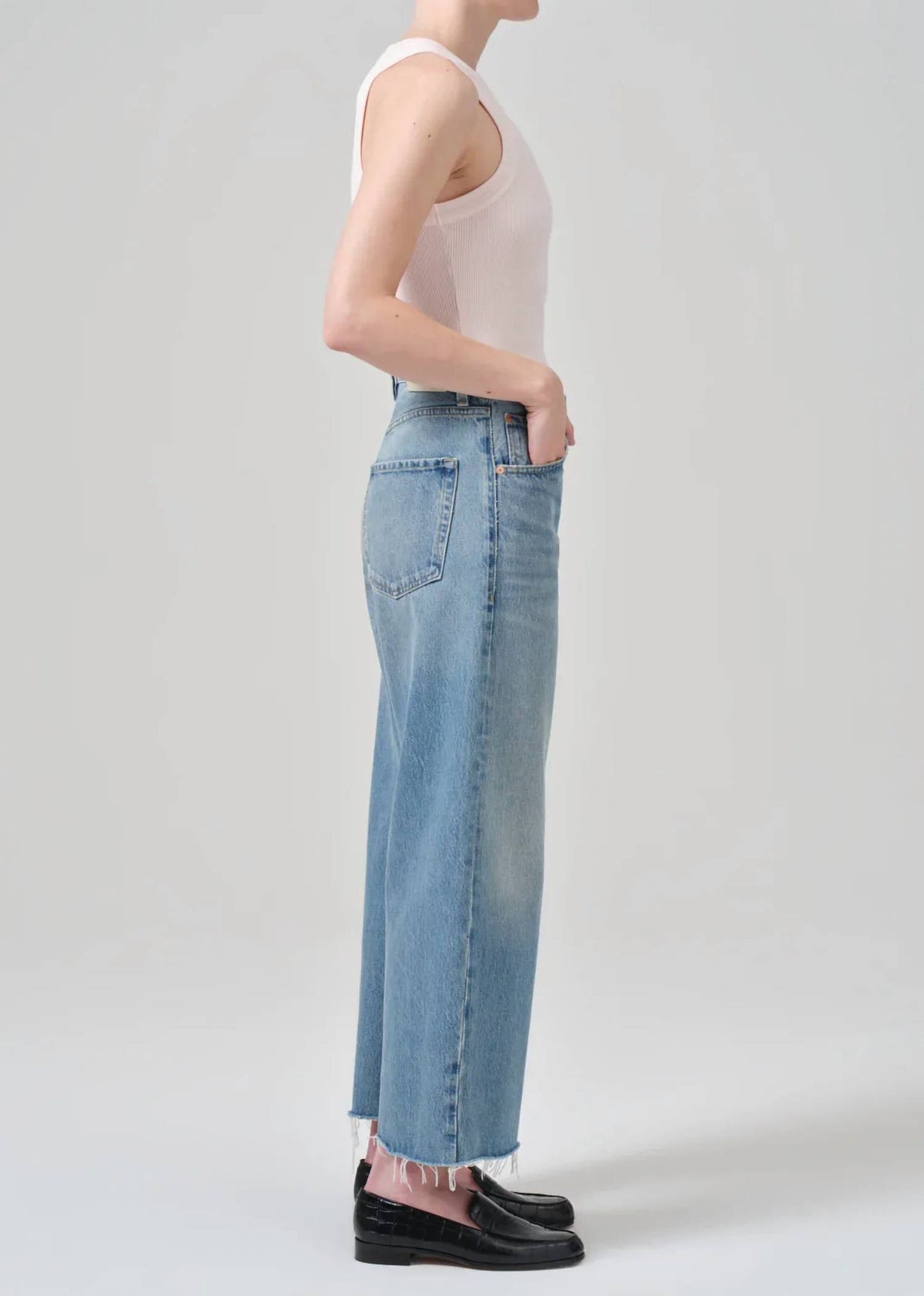 Citizens Of Humanity - Ayla Raw Hem Crop Jeans