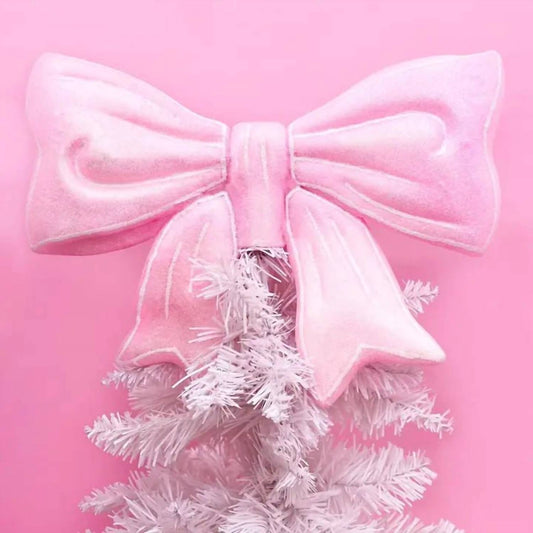 Rock Paper Scissors - Giant Bow Christmas Tree Topper