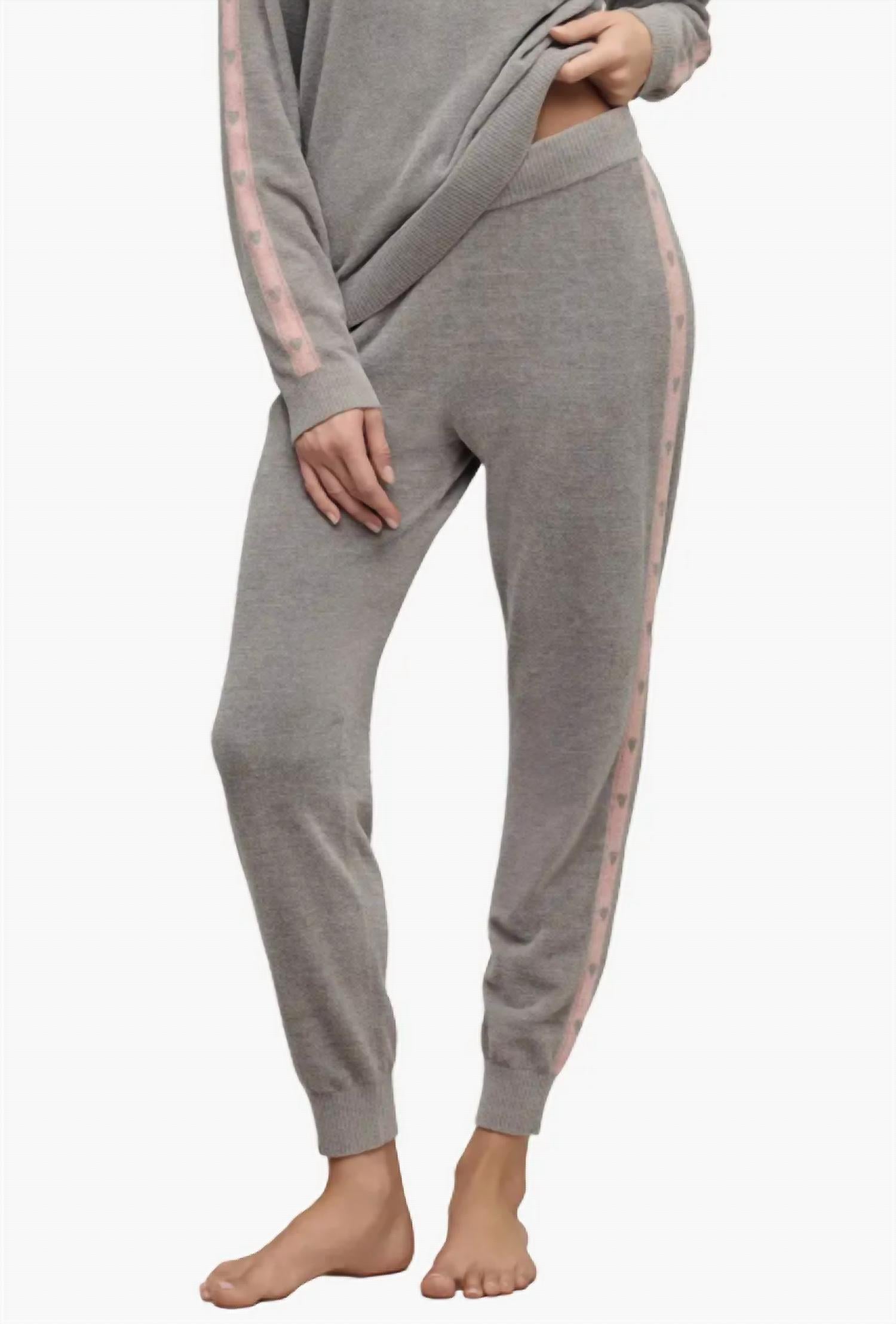 Barefoot Dreams - Cozy Chic Ultra Lite Heart Stripe Jogger Pants