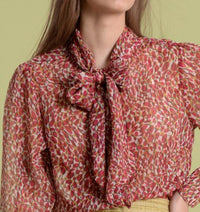 Molly Bracken - Stand Collar To Tie Shirt