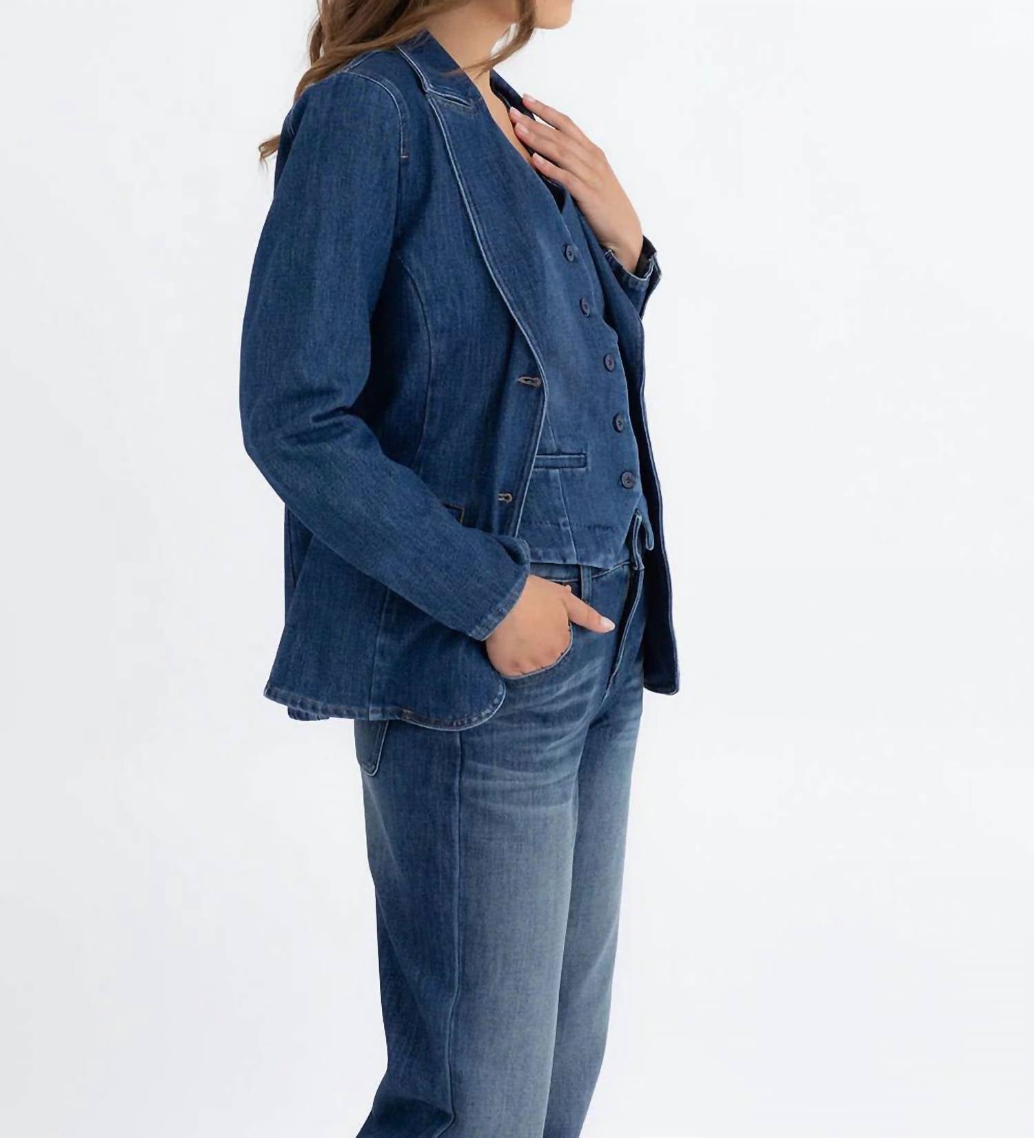 Level99 - Coco Denim Blazer
