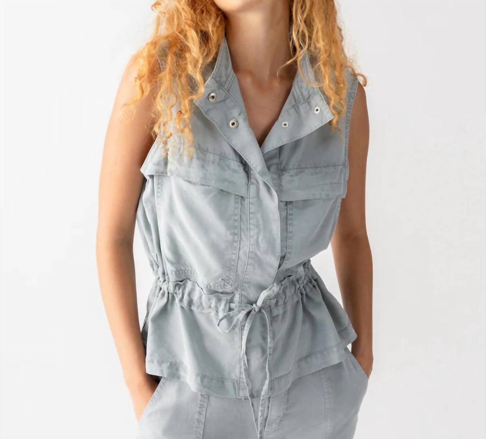 Sanctuary - Lora Surplus Collared Vest