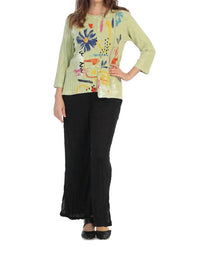 Jess & Jane - Lulu Mineral Washed Ribbed Top