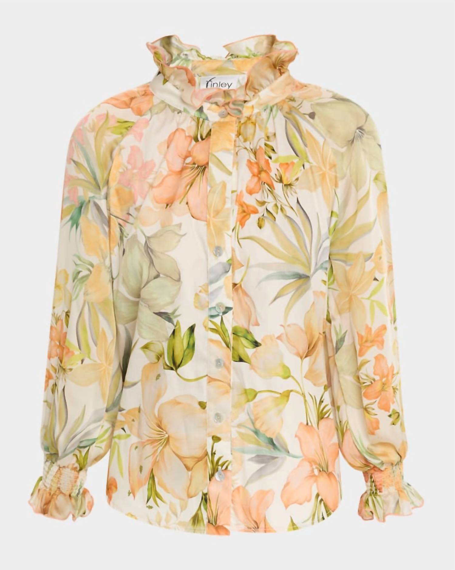 Finley - Fiona Botanical Print Shirt