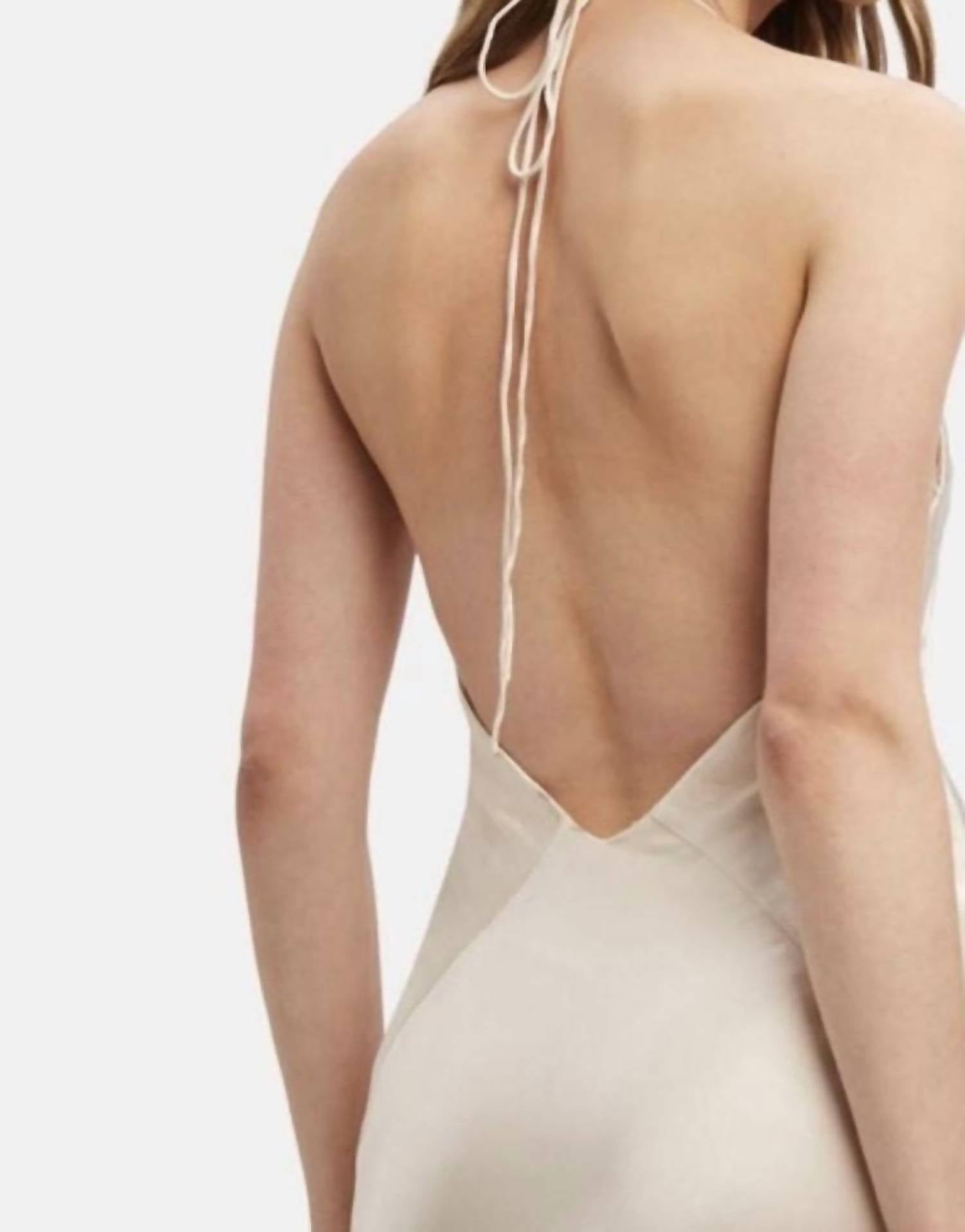 BARDOT Boston Slip Dress in champagne - women's dress - view 4