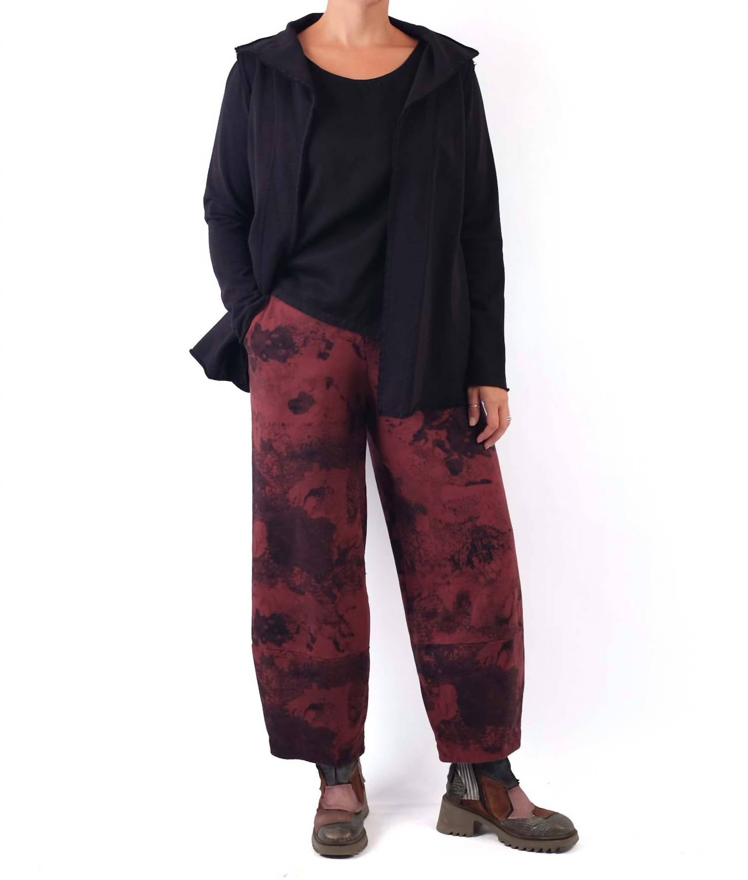 Grizas - Printed Cotton Terry Pants