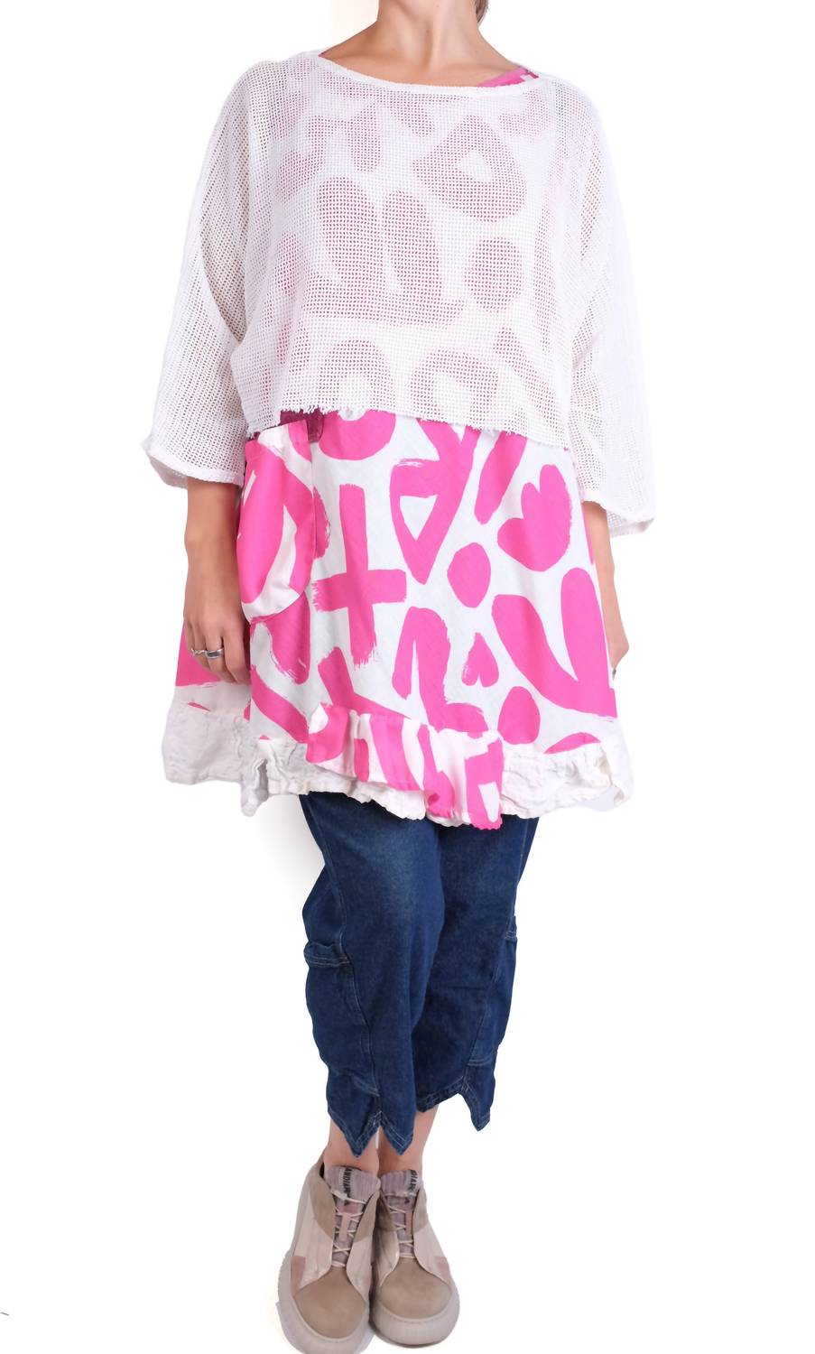 Mara Gibbucci - Sleeveless Crewneck Tunic