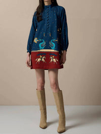 Paolita Phoebe Mini Dress in orsini - women's dress