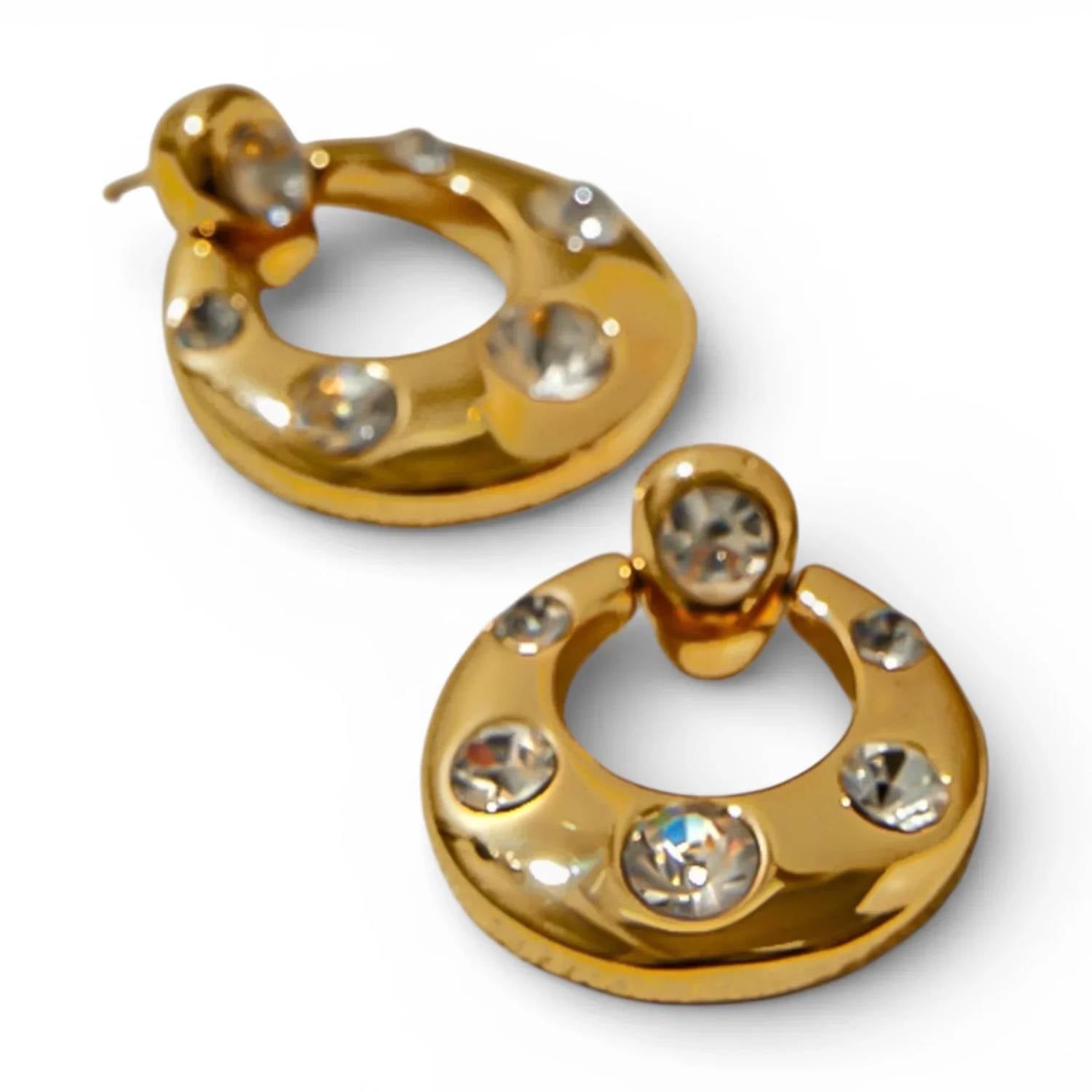Gina Carmen - Women's Chunky Cubic Zirconia Earring