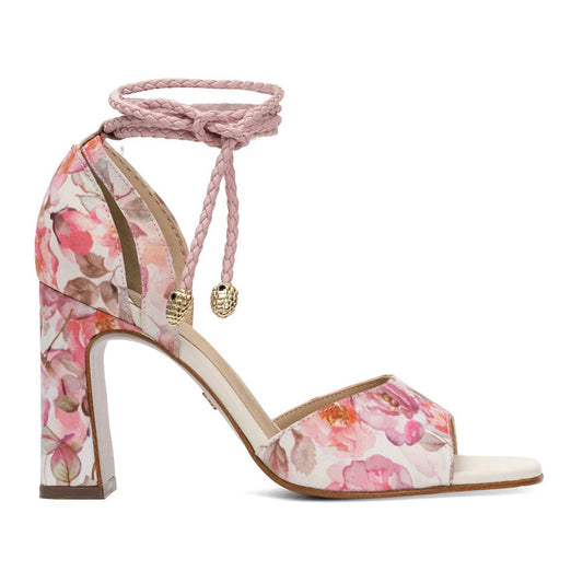 Andrea - Women's High Heel Sandals With Rope Ankle Strap