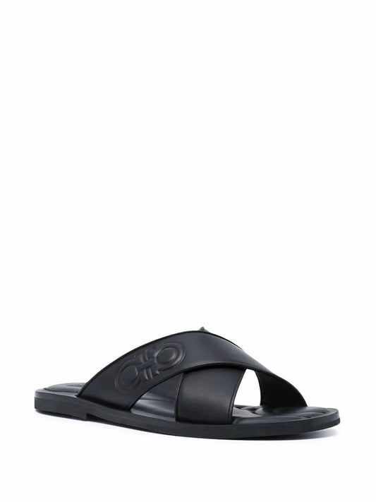 Salvatore Ferragamo - Men's Crossover Strap Sandals
