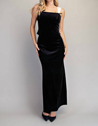 Ee:Some - Velvet Maxi Skirt