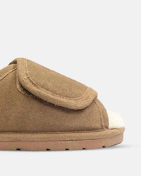 Lamo - Women's Open Toe Wrap Wide Slipper
