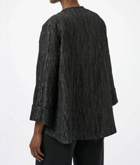 Joseph Ribkoff - Textured Asymmetric Swing Jacket