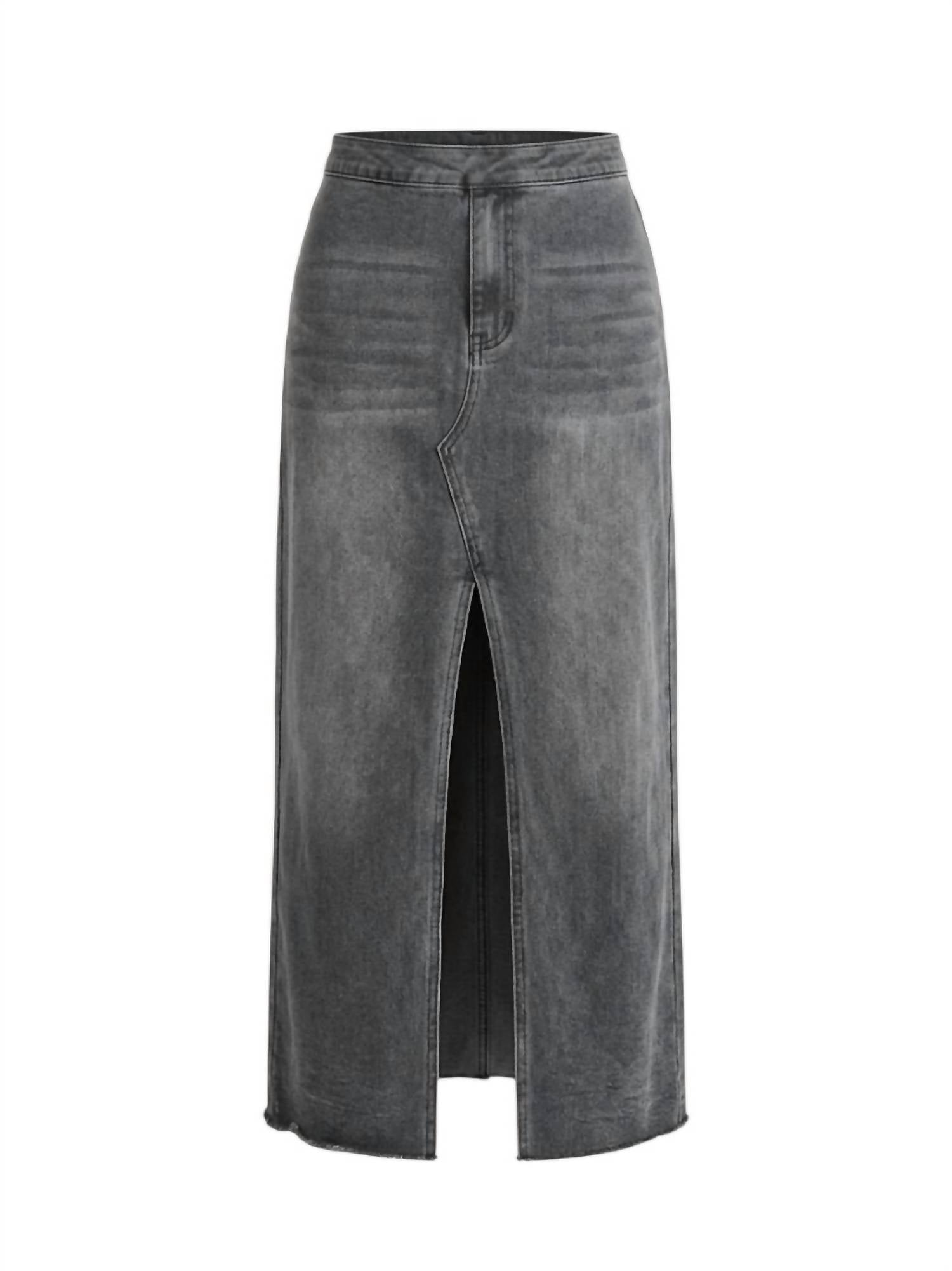 Pretty Garbage - Women's Denim Maxi Skirt