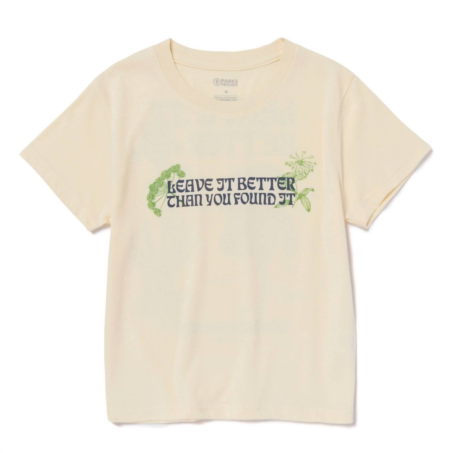 Parks Project Leave It Better Iris Tee in natural - women's t-shirt - view 4
