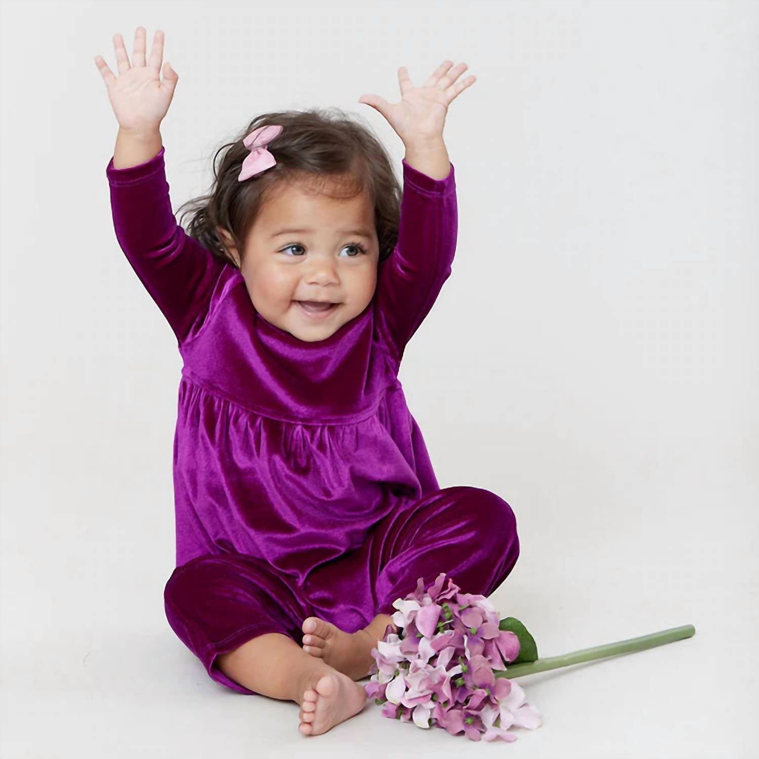 Pink Chicken - Girl's Velour Steph Jumper