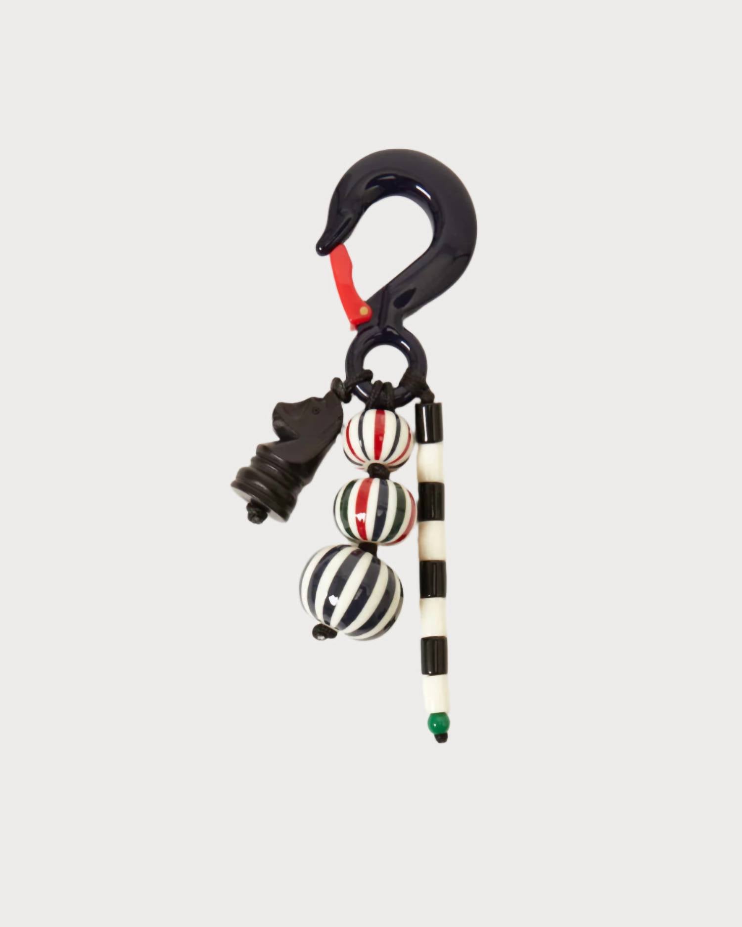 Clare V. - Women's Beaded Stripe Fob Bag Charm