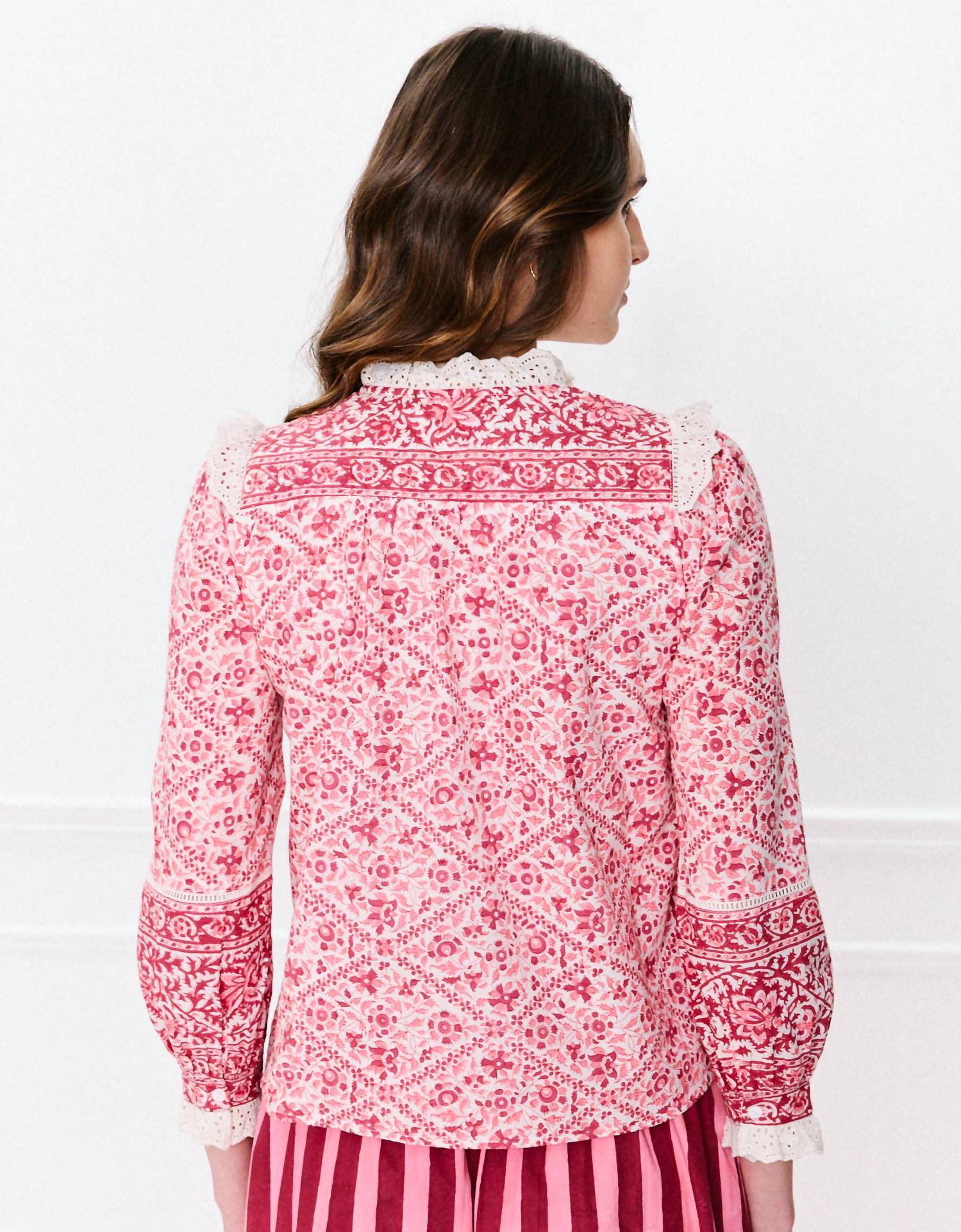 Pink City Prints - Nettie Blouse
