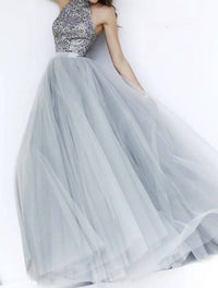 Sherri Hill - Beaded Tulle Ball Gown