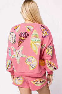 Queen Of Sparkles - Multi Shell Sweatshirt