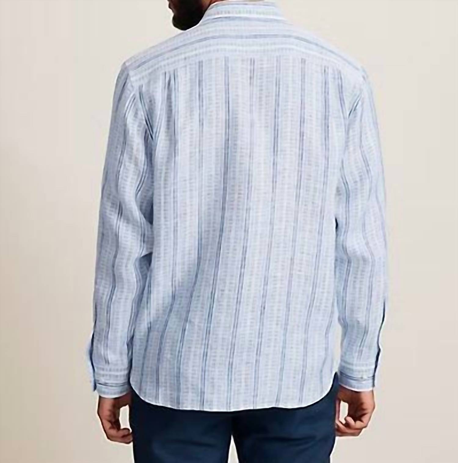 Tommy Bahama - Royale Stripe Linen Long-sleeve Shirt