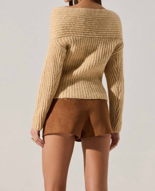 Astr - Franisbel Off The Shoulder Sweater