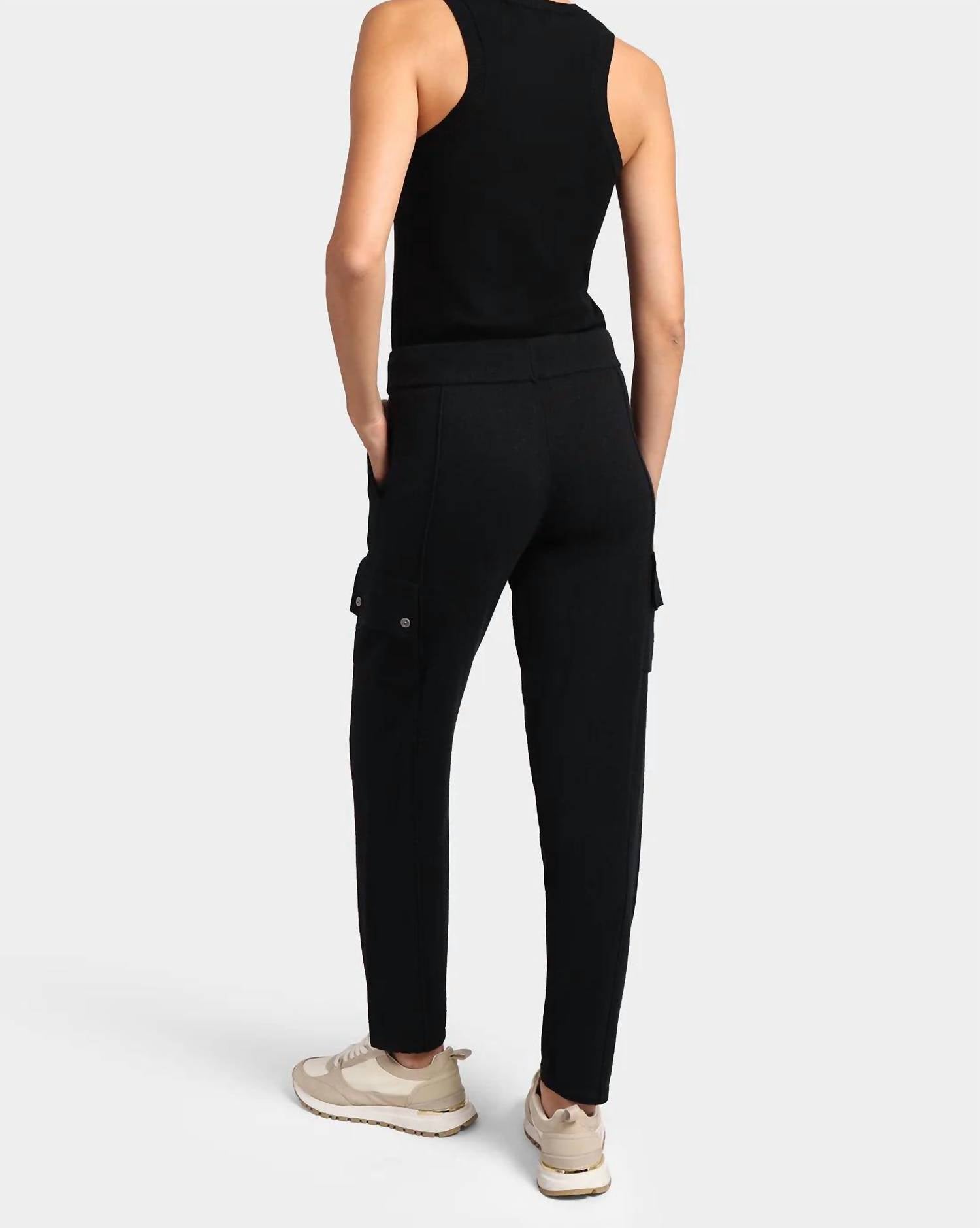 Minnie Rose - Cotton Cashmere Cargo Pant
