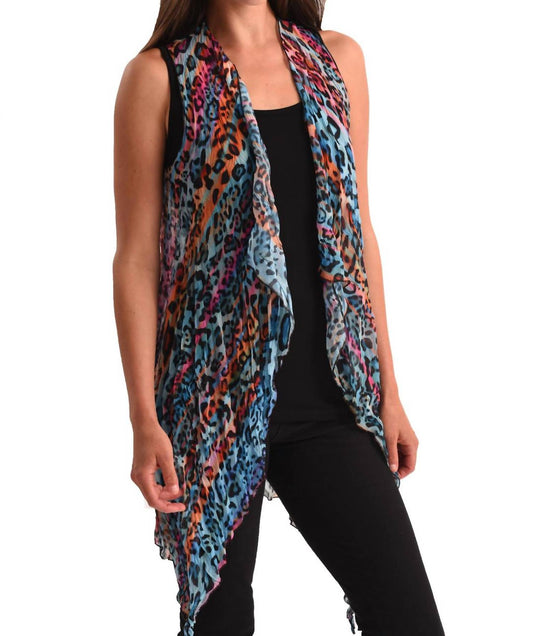 Vibrant Leopard Vest