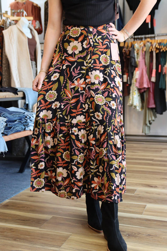 Saltwater Luxe - Carli Floral Maxi Skirt