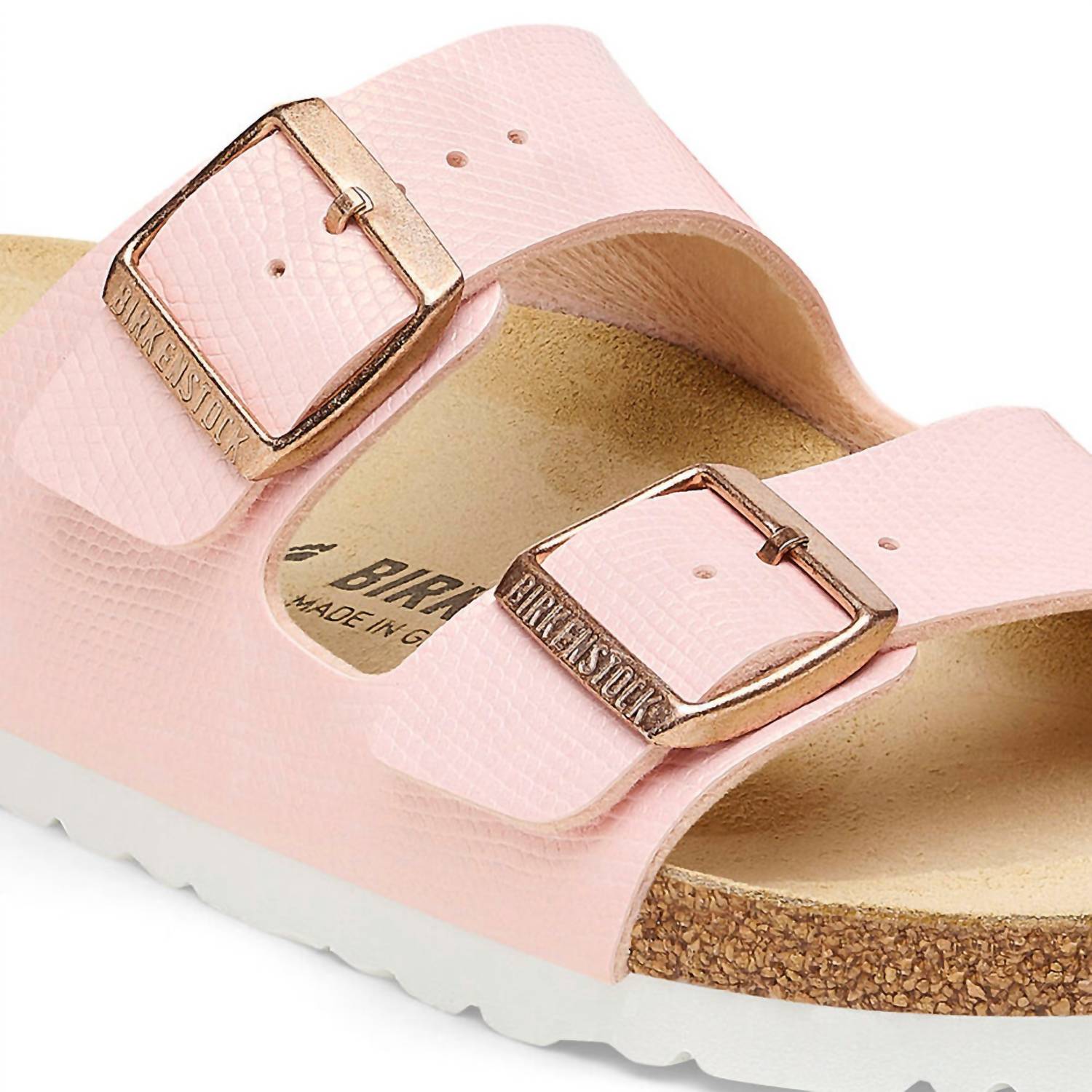 BIRKENSTOCK Women's Arizona Sandal in lizard rose - women's sandal - view 4