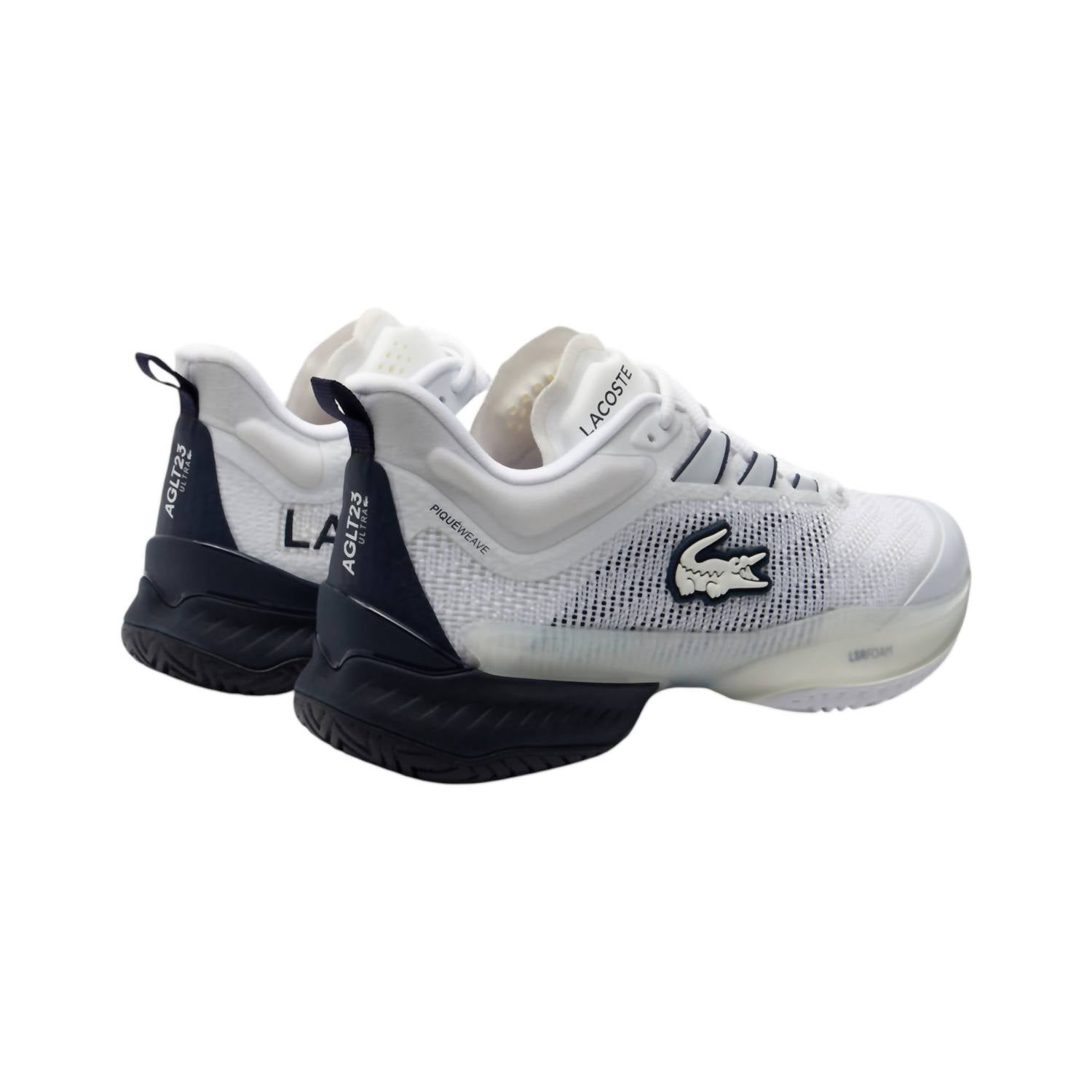 LACOSTE Men's Ag-lt23 Ultra Shoes in off white navy - men's shoe - alternate view