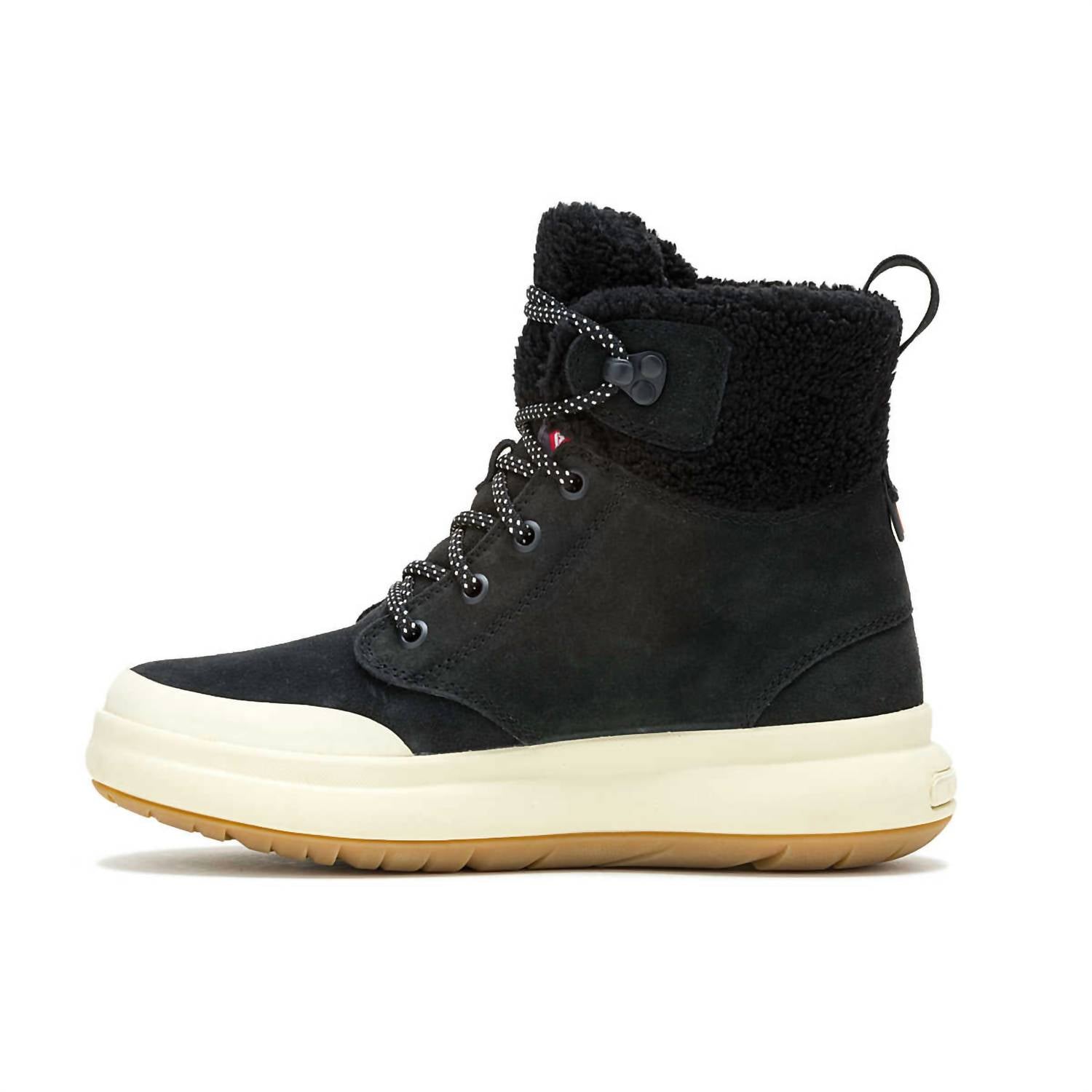 MERRELL Women's Marquette Thermo Lace Waterproof Boot in black - women's shoe - alternate view
