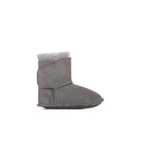 EMU Australia Girls Sheepskin Booties in charcoal anthracite - kids' shoe - alternate view