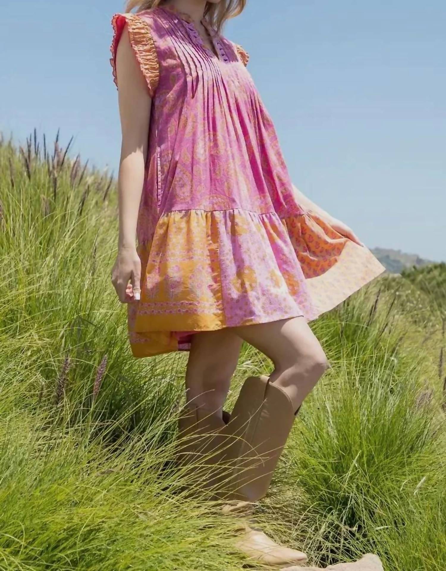 Thml - Women's Sleeveless Print Dress