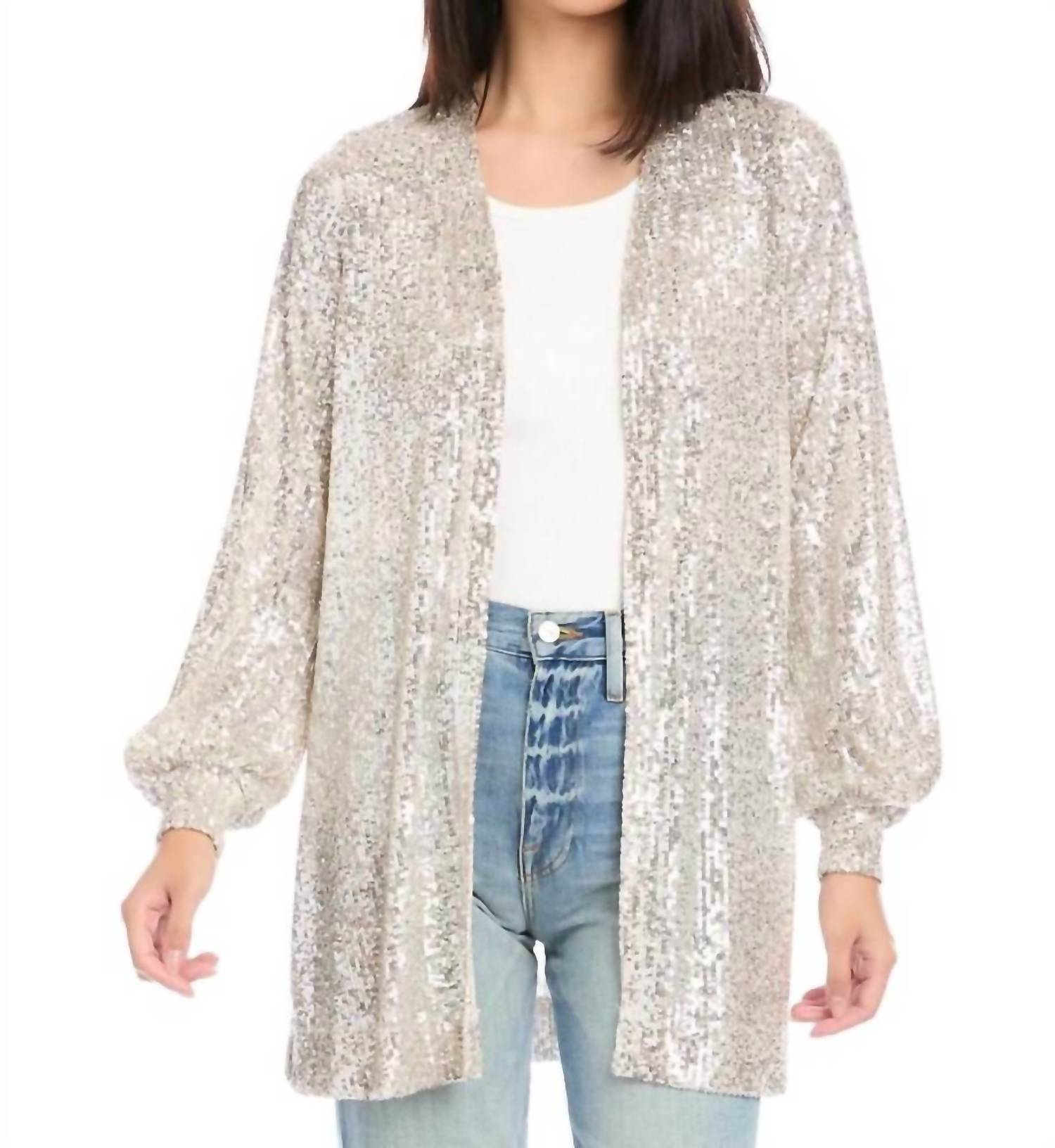 Fifteen Twenty - Sequin Blouson Duster