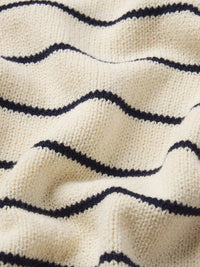 Frame - Striped Easy Pullover Sweater