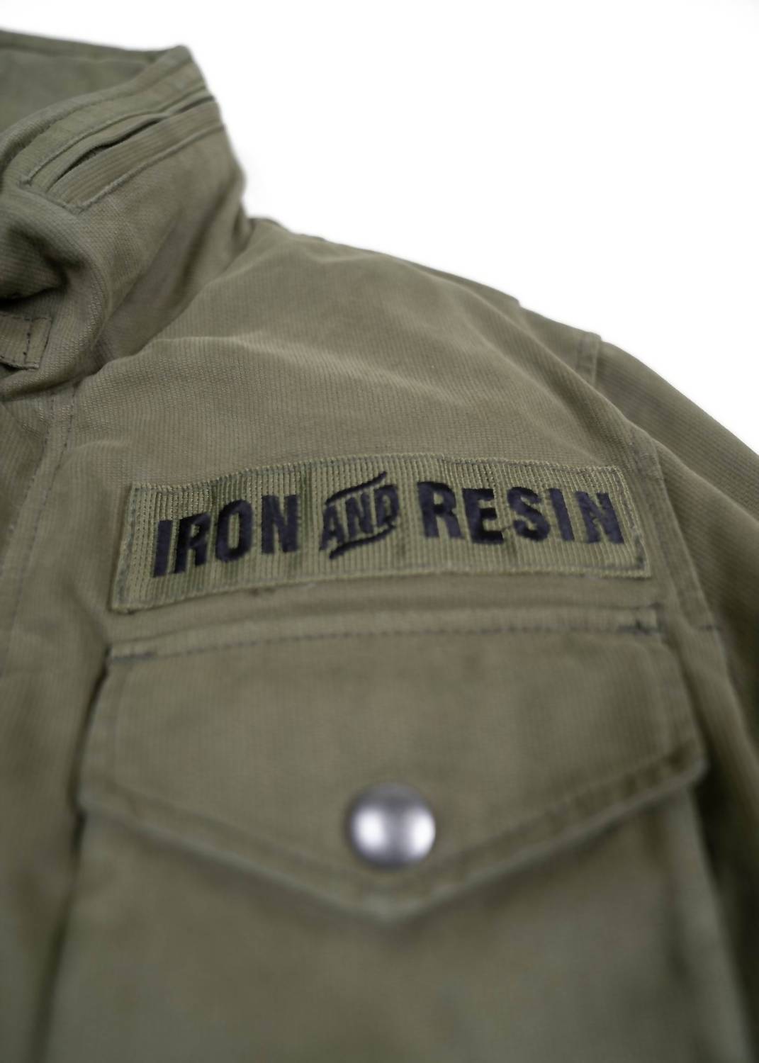 Iron & Resin Men's M65 Jacket in charcoal - men's jacket - view 7