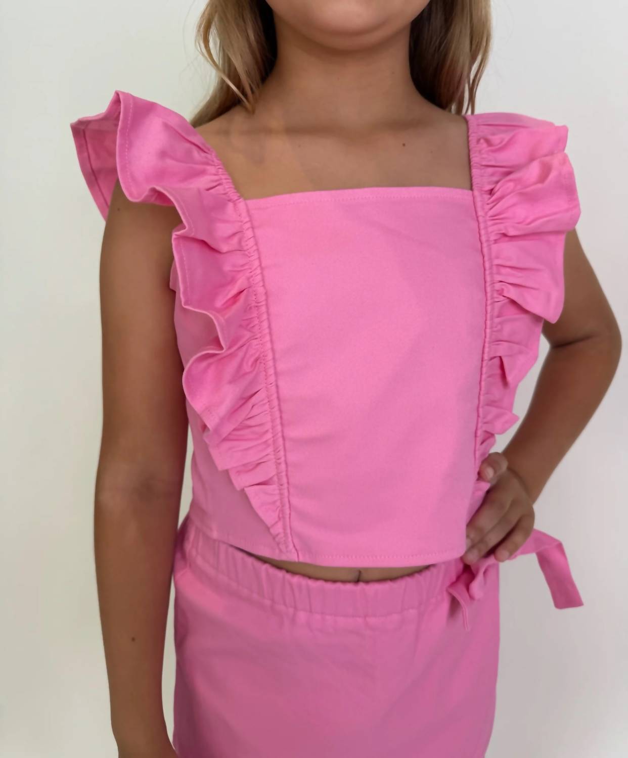 Little Olin - Girls' Ruffle Top