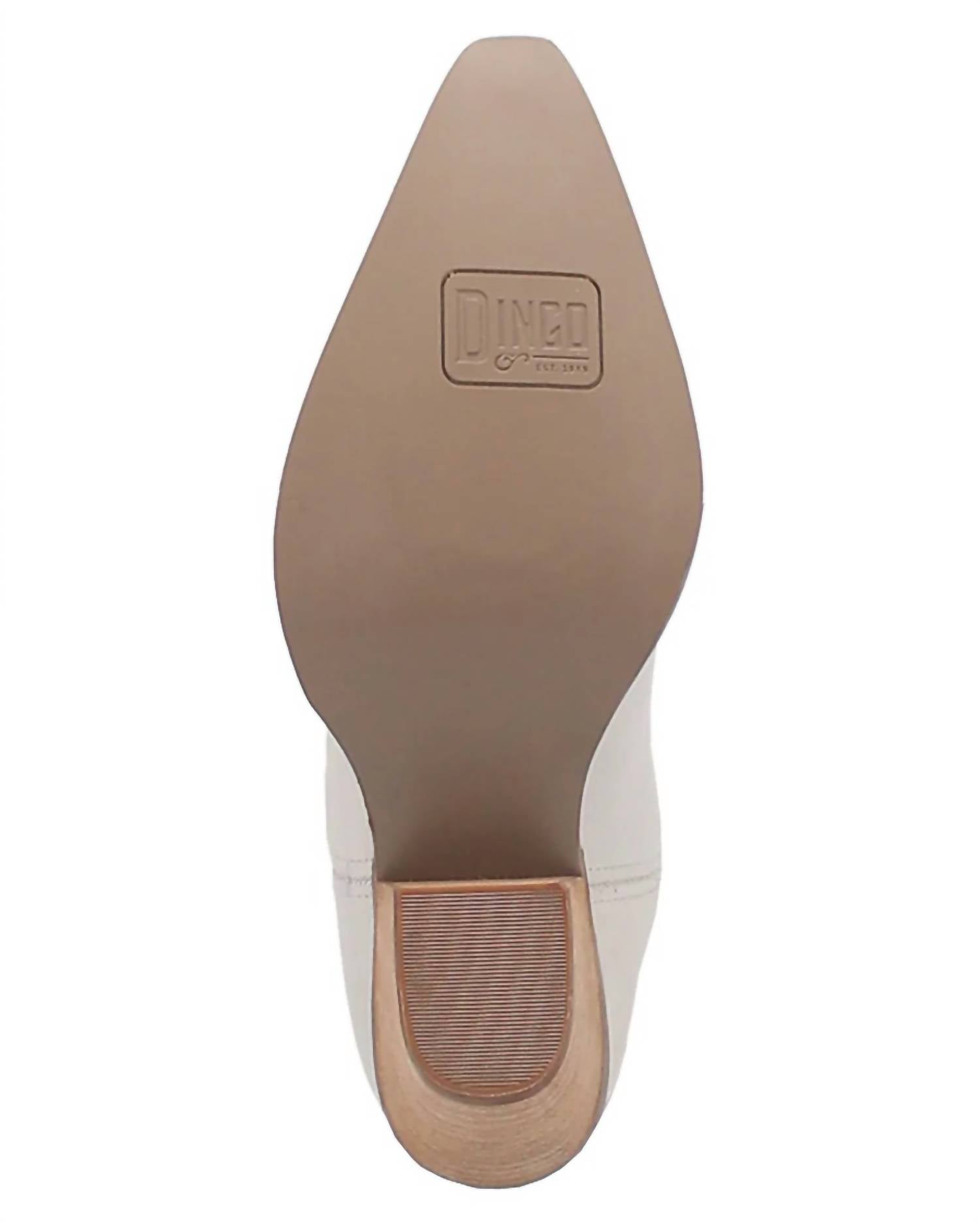 Dingo Women's Raisin Kane Boot in white - women's shoe - view 7