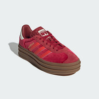adidas Women's Gazelle Bold Sneakers in red - women's sneaker - detail view