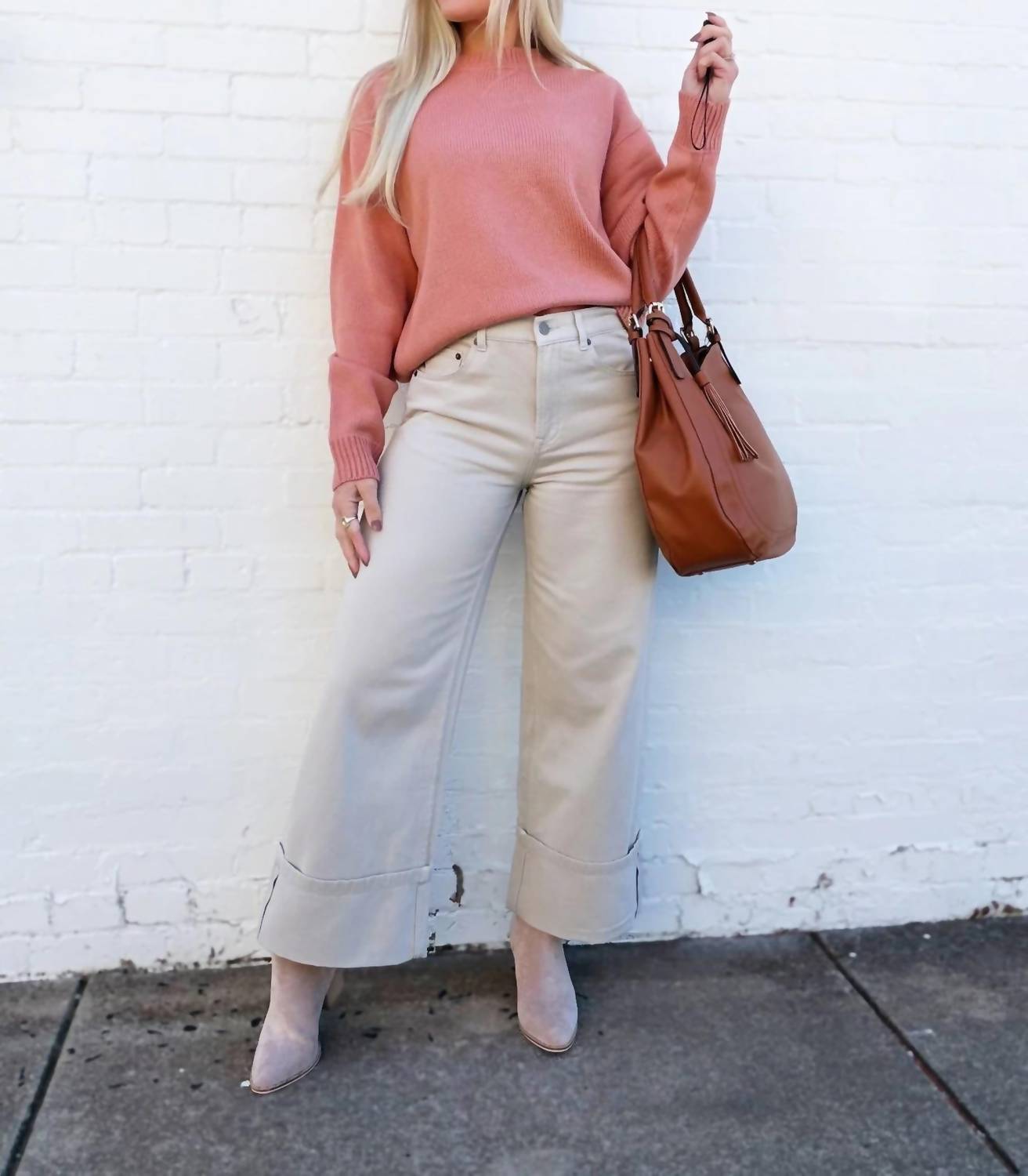 Miou Muse - Cuffed Bottom Pants