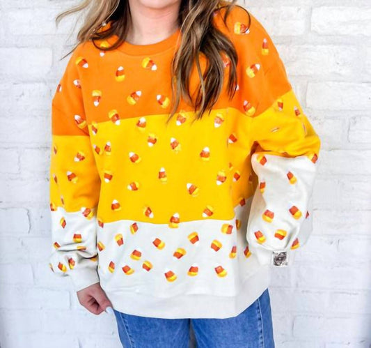 Queen Of Sparkles - Candy Corn Sweatshirt