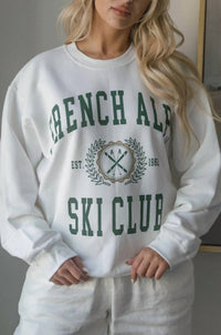 Sweet Claire - Women's French Alps Ski Club Sweatshirt